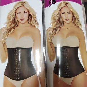 Latex waist cincher